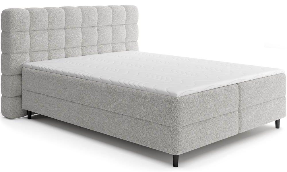 5uqtddlof8jiyj8i2sg23af2a8p0 Επενδυμένο κρεβάτι Mecan-Γκρι-180 x 200 - Image 1