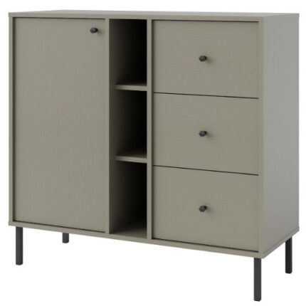 Μπουφές Siera 1F 3S Shelf-Χακί
