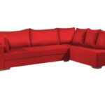 Γωνιακός καναπές Trendy-Αριστερή-265φ 165β εκ.-Κόκκινο