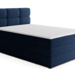 Επενδυμένο κρεβάτι Padion-Μπλε-120 x 200
