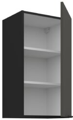 Κρεμαστό ντουλάπι Arianna 40 G 72 1F-Γκρι - Image 2