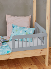 Κάγκελο Κρεβατιού Basic HouseBed-70x160-Γκρί - Image 2
