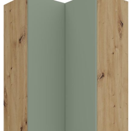 Κρεμαστό ντουλάπι γωνιακό Arianna 60x60 GN 90 2F-Φυστικί