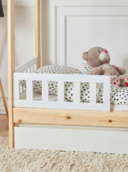 Κάγκελο Κρεβατιού Classic HouseBed-90x200-Λευκό - Image 2