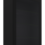 Κρεμαστή βιτρίνα Universal 60 GS 90 1F-Μαύρο
