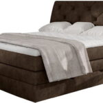 Επενδυμένο κρεβάτι Lorane-Kafe-140 x 200
