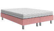Επενδυμένο κρεβάτι Lux-Baza-Roz-200 x 140 x 30