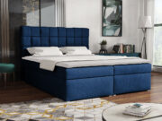 Επενδυμένο κρεβάτι Malmo Box-Mple-140 x 200 - Image 2
