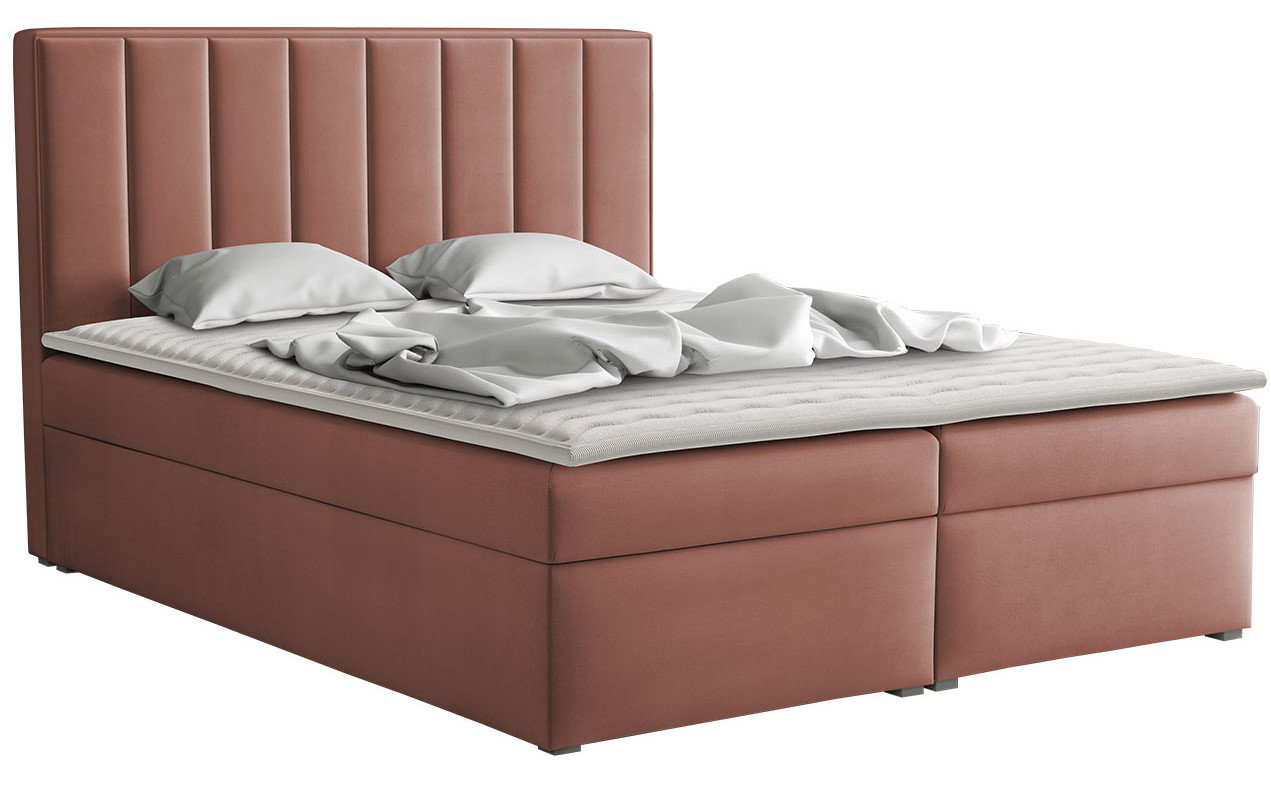 image_627831_ideal_box_sapio_mhlo Επενδυμένο κρεβάτι ideal Box-Roz-140 x 200 - Image 1