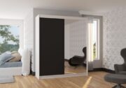 Ντουλάπα Vissal 180 συρόμενη-Leuko-Mauro - Image 2