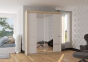 Ντουλάπα Scott 180 συρόμενη-Drus-Leuko - Image 2