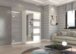 Ντουλάπα Bissom 120 συρόμενη-Leuko-Gkri - Image 2