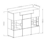 Μπουφές Toldo 46-Anthraki - Fusiko - Image 4