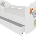Παιδικό Κρεβάτι Leomari-160 x 80-Με προστατευτικό-Leuko-Gkri
