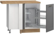 Επιδαπέδιο γωνιακό ντουλάπι Tahoma R-UG-1KMC-Γραφίτης-Δεξιά - Image 2