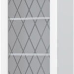 Ντουλάπι κρεμαστό Tahoma V9-60-1KS με βιτρίνα-Λευκό ματ