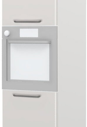 Επιδαπέδιο ντουλάπι φούρνου ψηλό Modena K21-60-2KR-Λευκό - Γκρι ανοιχτό