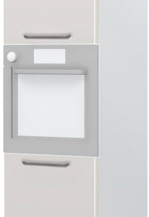 Επιδαπέδιο ντουλάπι φούρνου ψηλό Modena K21-60-2KR-Λευκό γυαλιστερό