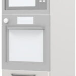 Επιδαπέδιο ντουλάπι φούρνου ψηλό Modena K23-60-RM-Λευκό - Γκρι ανοιχτό