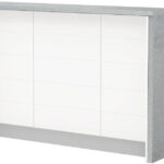 Πάγκος νησίδας Hudson-Μήκος: 150 εκ.-Λευκό-Chromix Silver