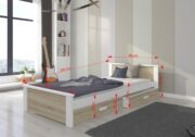 Παιδικό Κρεβάτι Avanta-180 x 80-Leuko - Mpez - Image 3