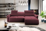 Γωνιακός καναπές Morello Mini-Magenta-Δεξιά - Image 2