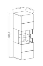 Κρεμαστή βιτρίνα Toldo 7-Leuko Fusiko - Image 2