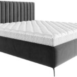 Επενδυμένο κρεβάτι Morris-140 x 200-Gkri Skouro