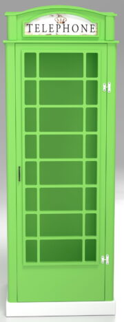 Διακοσμητικό Phone Booth-Prasino - Image 2