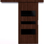 Συρόμενη πόρτα Euro-Wenge-Μήκος: 96 εκ.