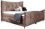 Επενδυμένο κρεβάτι Bergamo Lux-Kafe-120 x 200