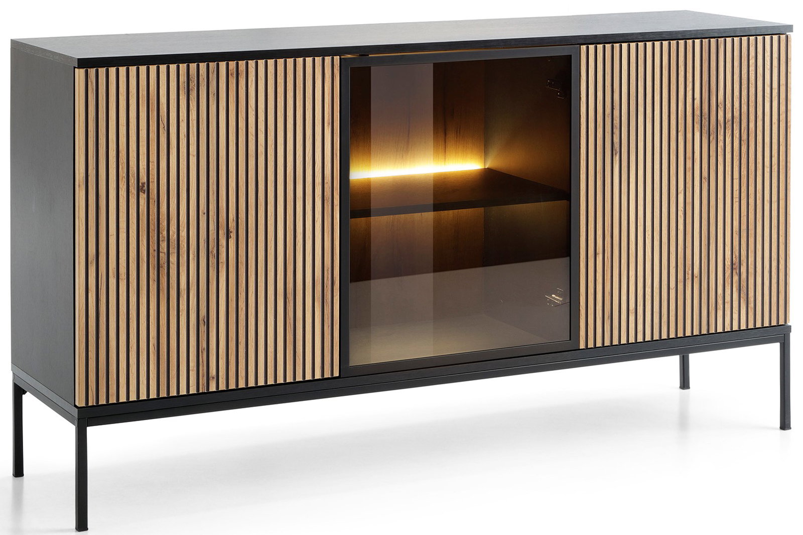image_786705_komoda_3d_2xglass_skos Μπουφές Haven III - Image 1