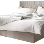 Επενδυμένο κρεβάτι Box 5-Mpez-200 x 200