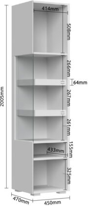 Βιτρίνα ψηλή Spike - Image 3