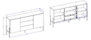 Μπουφές Plum 2D3D-Leuko - Image 3