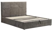 Επενδυμένο κρεβάτι Raziel-Kafe-160x200-Lift-Storage - Image 5