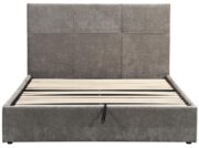 Επενδυμένο κρεβάτι Raziel-Kafe-160x200-Lift-Storage - Image 6