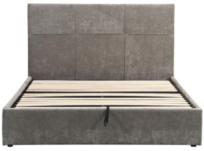 Επενδυμένο κρεβάτι Raziel-Kafe-160x200-Lift-Storage - Image 6