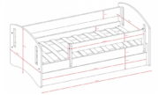 Παιδικό Κρεβάτι Classic II-Roz-140 x 80 - Image 3