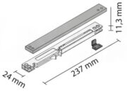 Σύστημα Soft Close για ντουλάπα Shizen συρόμενη