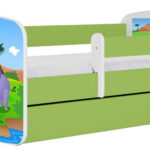 Παιδικό Κρεβάτι Babydreams Cartoon-Prasino-180 x 80-Safari