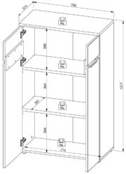 Ντουλάπι Johnson plus - Image 3
