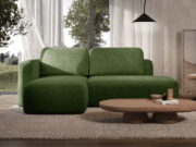 Γωνιακός καναπές Cozy-Prasino-Αριστερή - Image 5