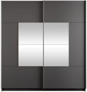 Ντουλάπα Boston 203 συρόμενη-Graphite - Image 4