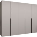 Ντουλάπα Alicante-Cashmere - Μαύρο-Μήκος: 250εκ
