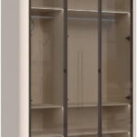 Ντουλάπα Dutchess τρίφυλλη glass