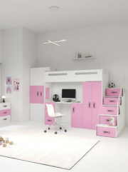 Κουκέτα Steps plus-Leuko-Roz