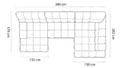 Γωνιακός Καναπές Campane XL-Δεξιά - Image 4