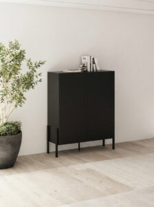 Μπουφές Plum mini-Μαύρο - Image 6