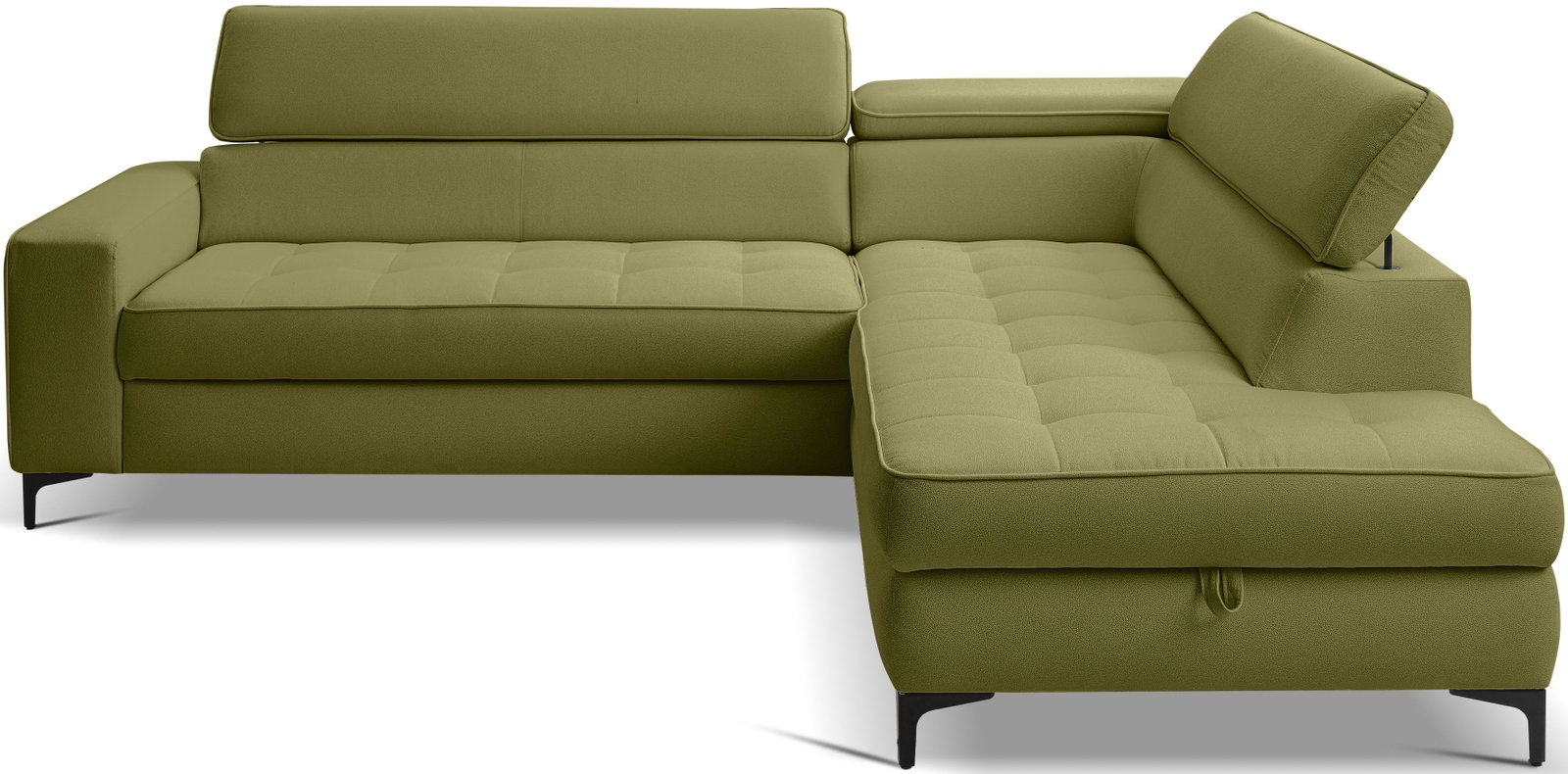 vitas8e5j59lwq494okv5q2o8s58 Γωνιακός Καναπές Nelora-Λαδί-Αριστερή - Image 1